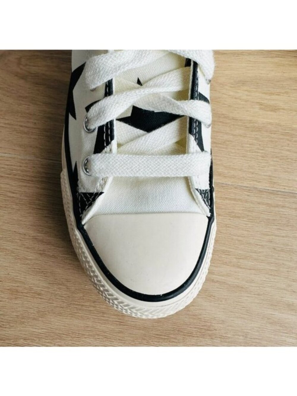 ⭐Converse Chuck Taylor Large Stars Hi Sz 7.5 Women Shoes Sneakers Ivory A09898F - Picture 7 of 9